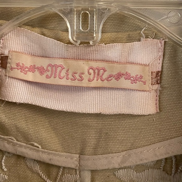 MISS ME Blazer Jacket Floral Embroidery Large - Picture 7 of 10